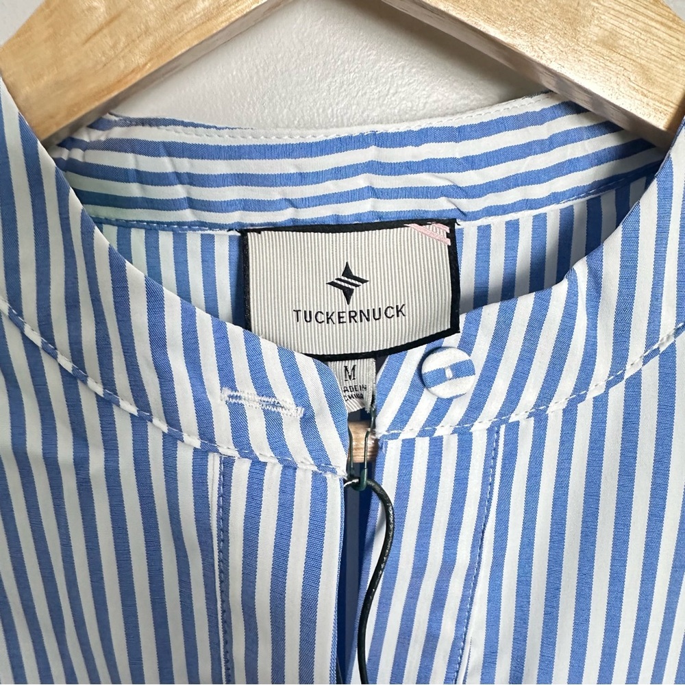 TUCKERNUCK Blue Stripe Royal Shirt Dress Various Sizes NEW - Picture 10 of 13